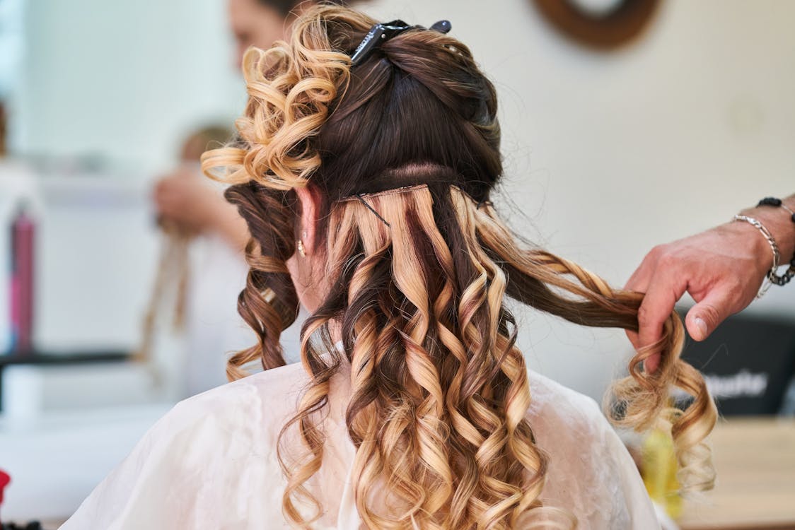 Free Photo of Woman's Hairstyle Stock Photo