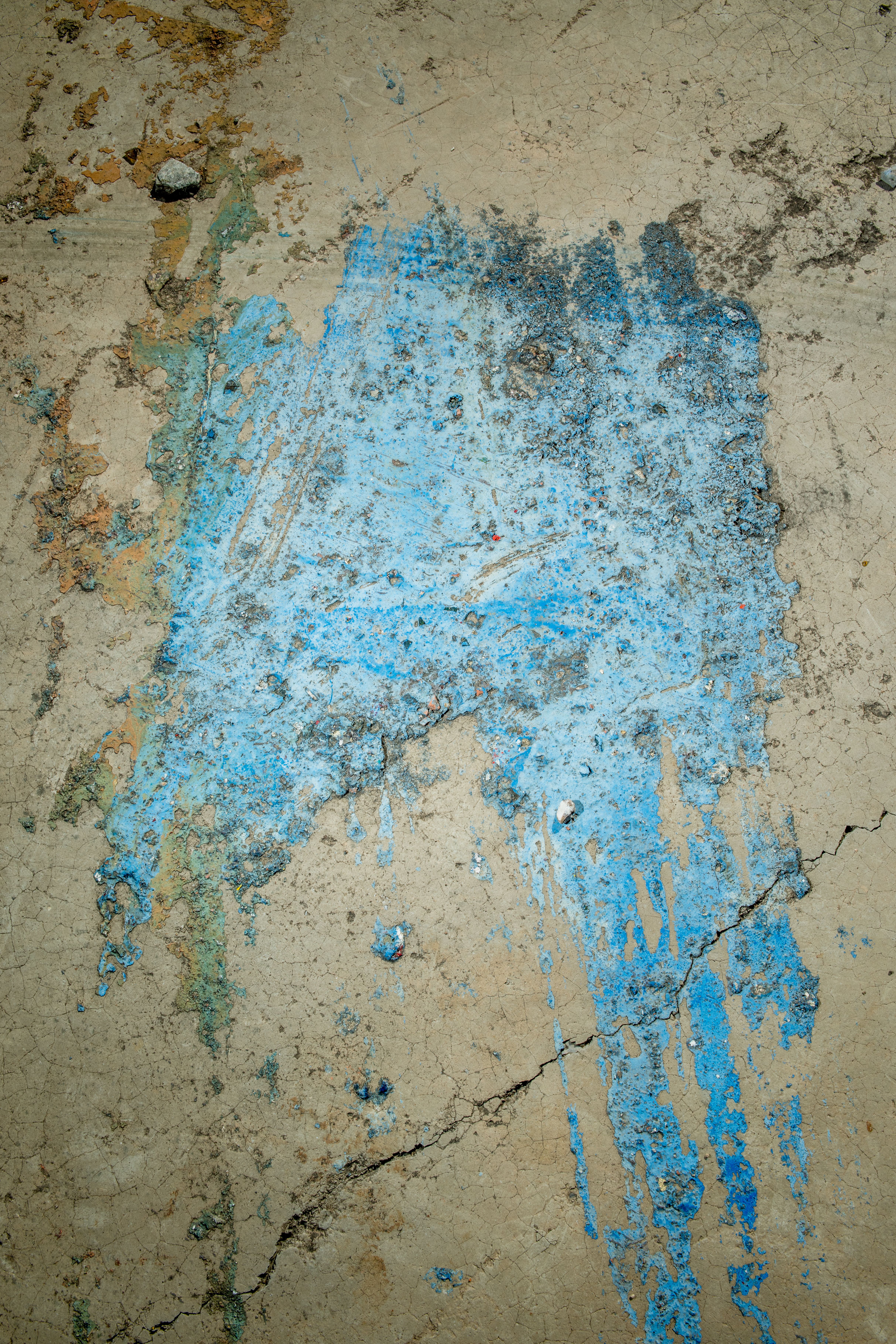 Textured Abstract Blue and Brown Wall Art · Free Stock Photo
