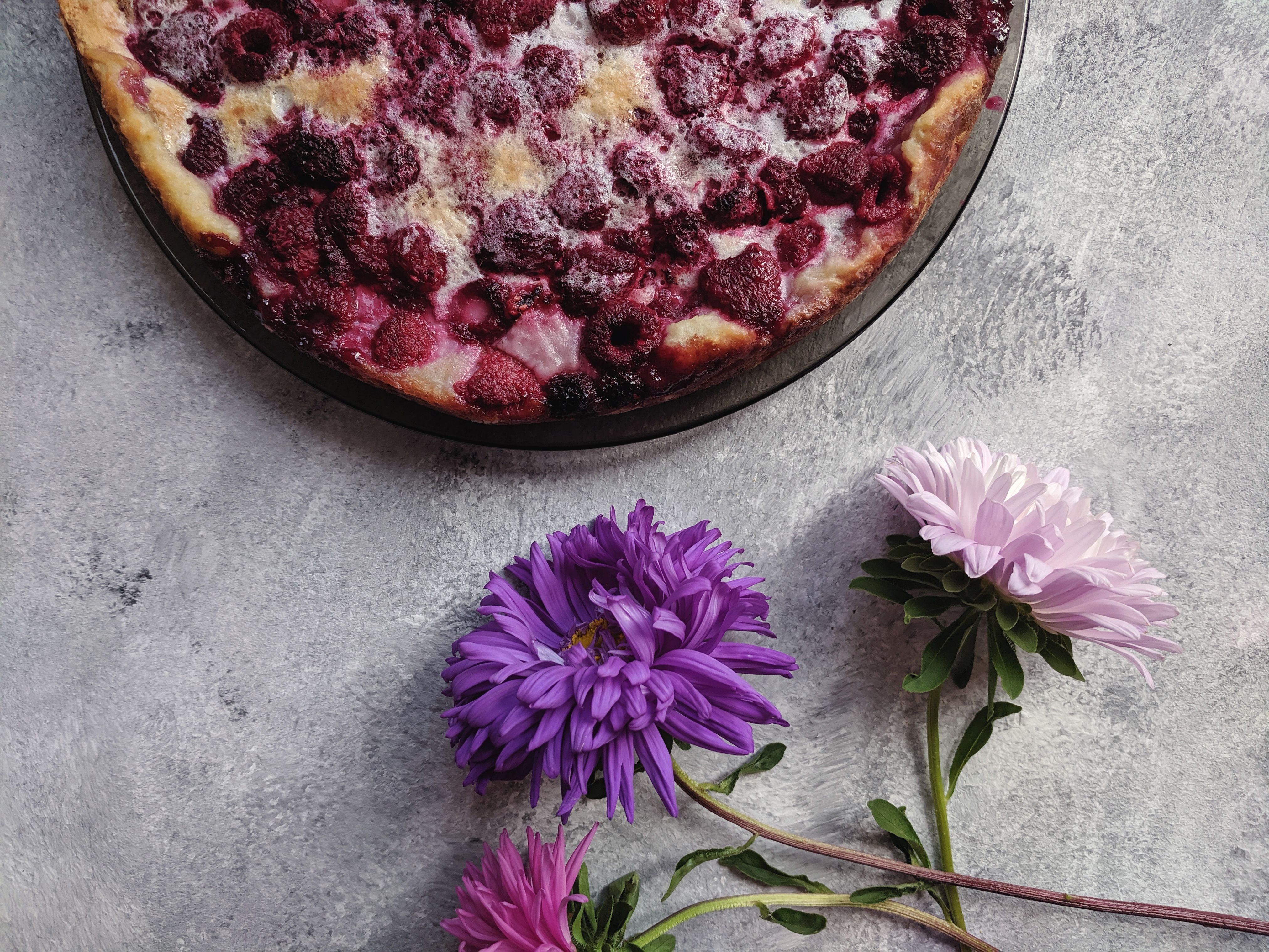 Berry-Swirled Pie with a Chocolate Ganache