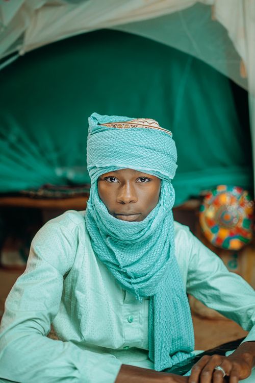 Portrait of a Man in Traditional Turban Indoors · Free Stock Photo