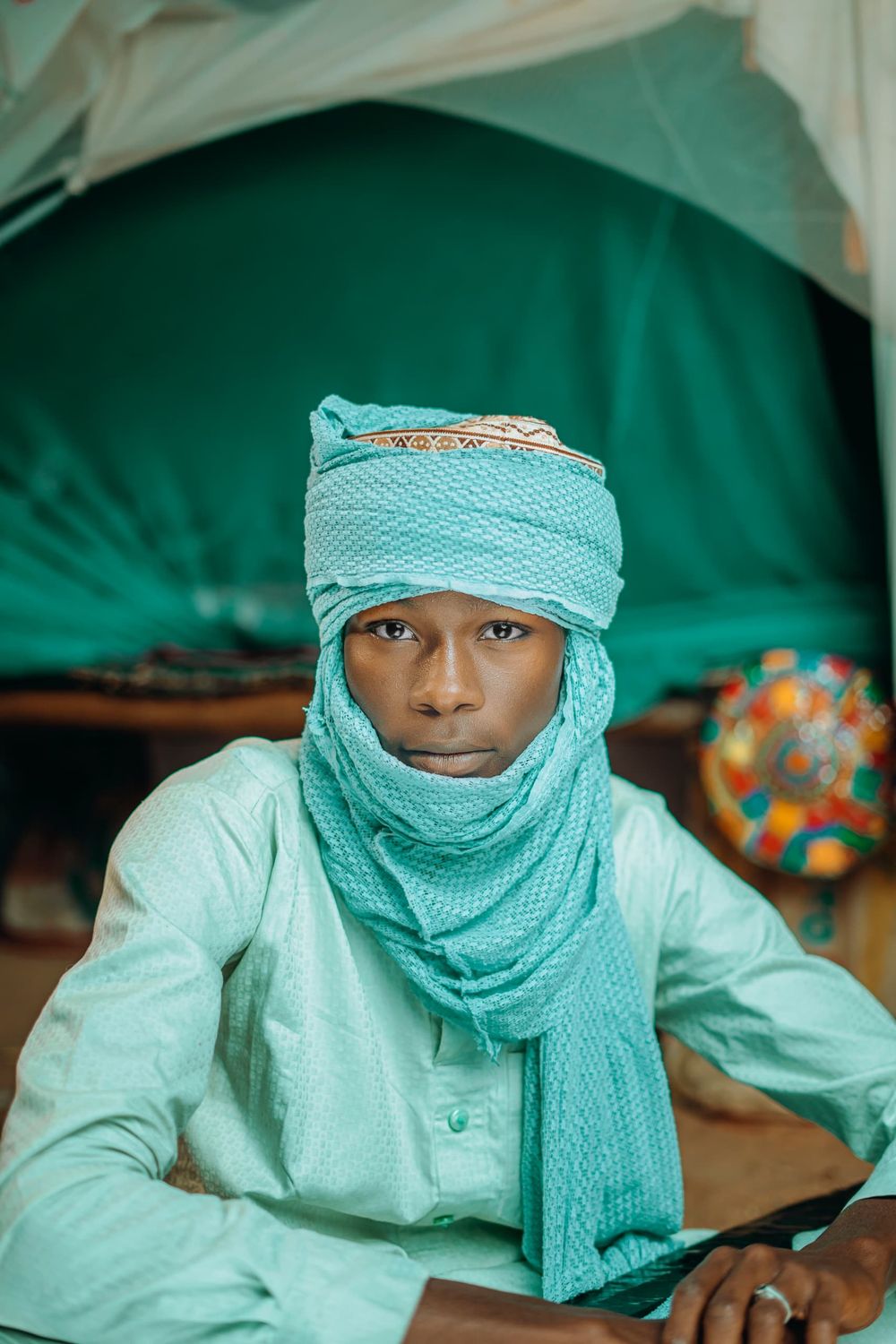 Portrait of a Man in Traditional Turban Indoors · Free Stock Photo