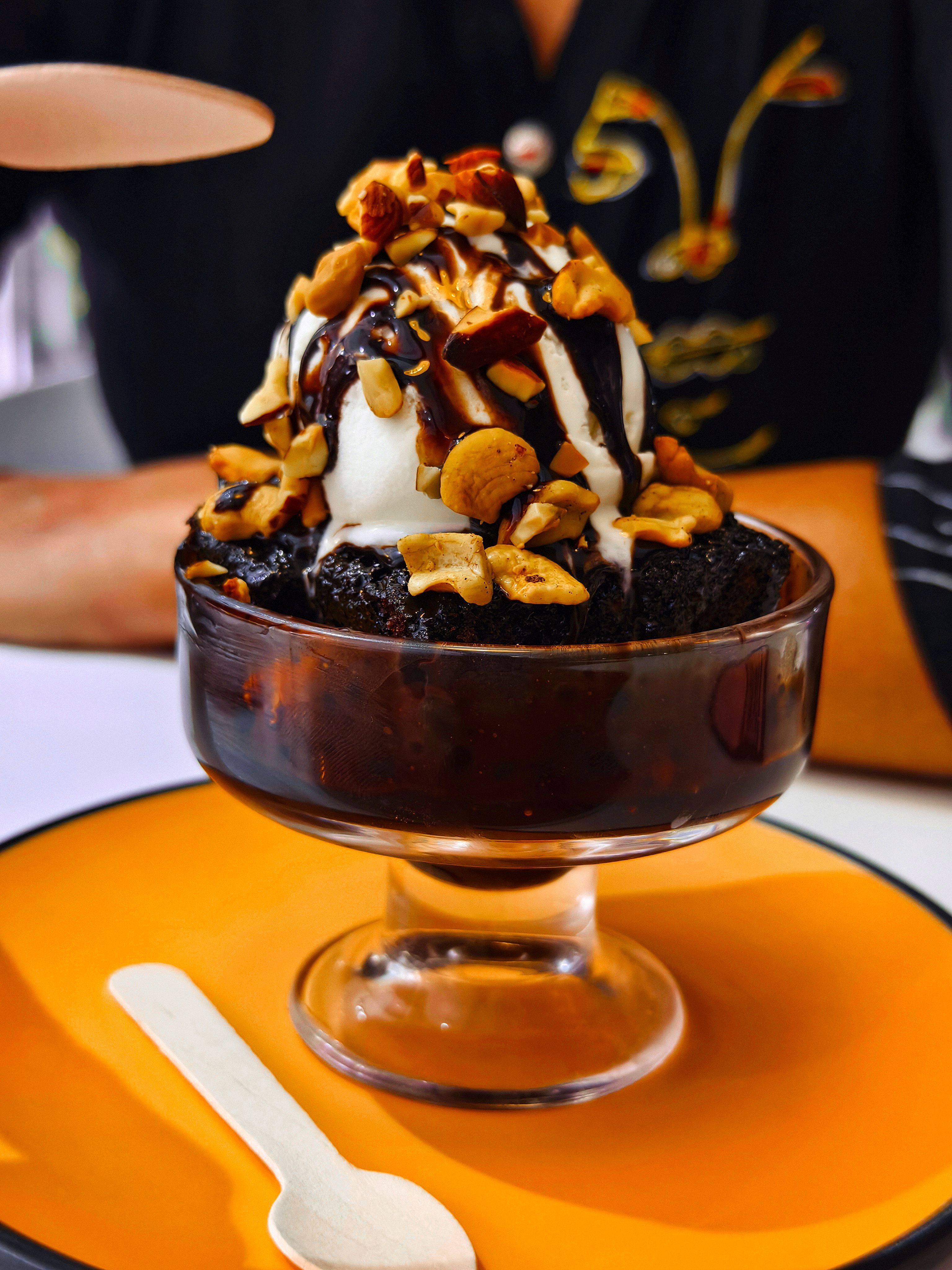 Brownie com Sorvete