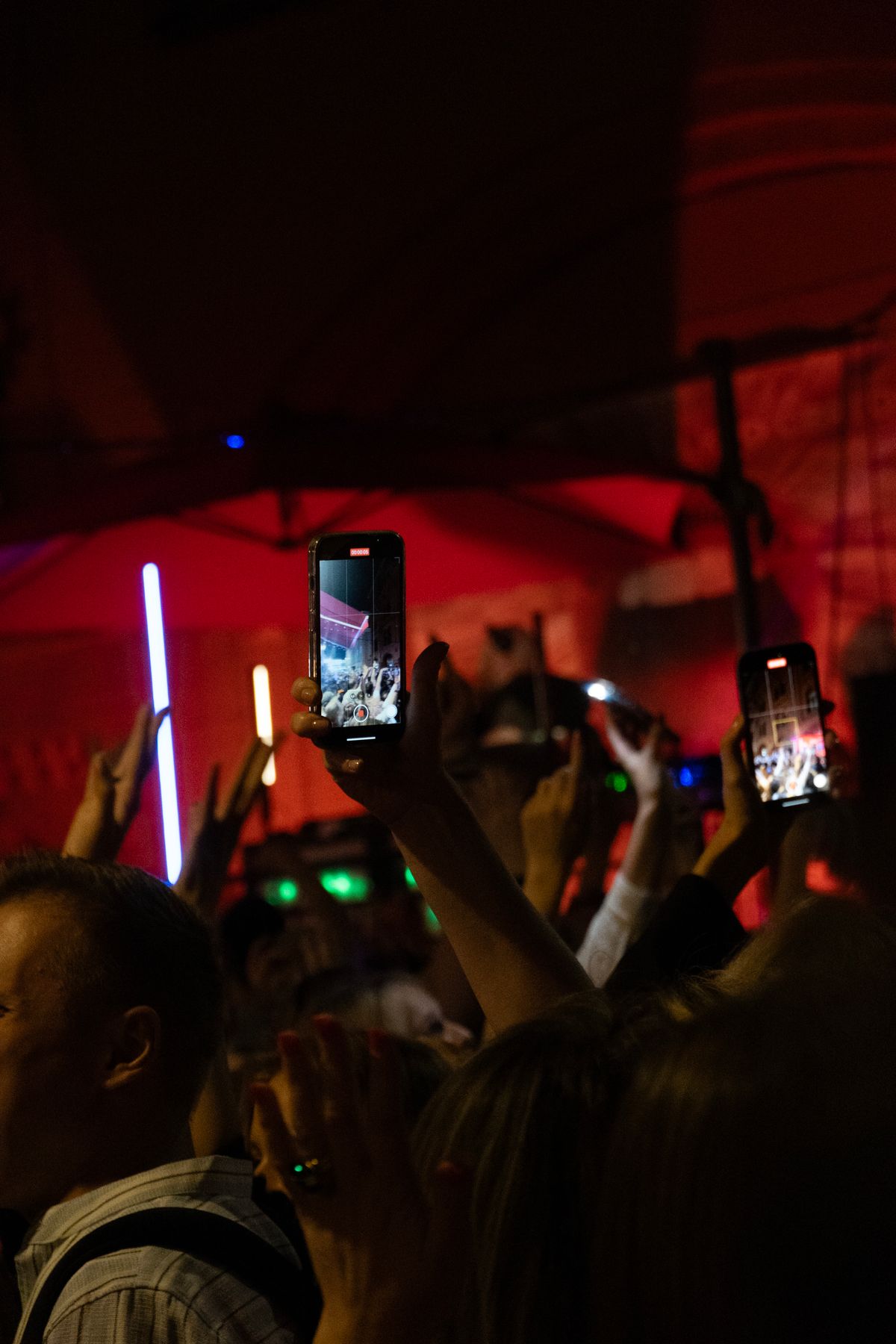 ライブ会場でスマホを掲げる観客の写真(内容に関連するイメージ写真)