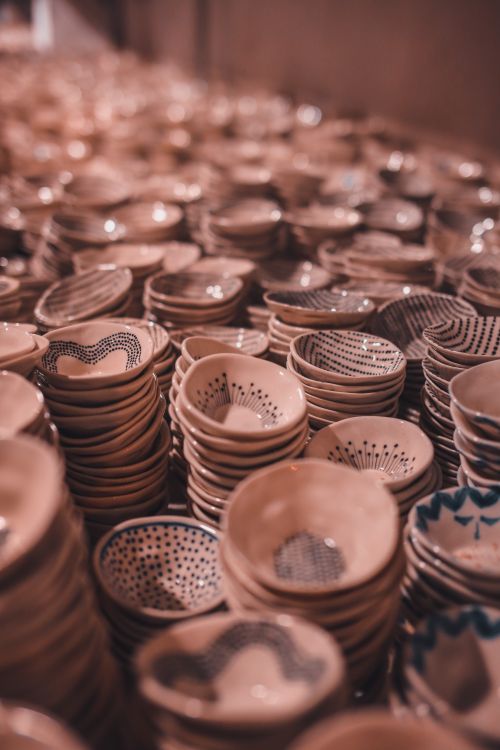 Handmade ceramics, photo by Nimit N on Pexels