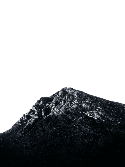 Free Dramatic black and white mountain view at Pont Pen-y-benglog, Wales. Stock Photo