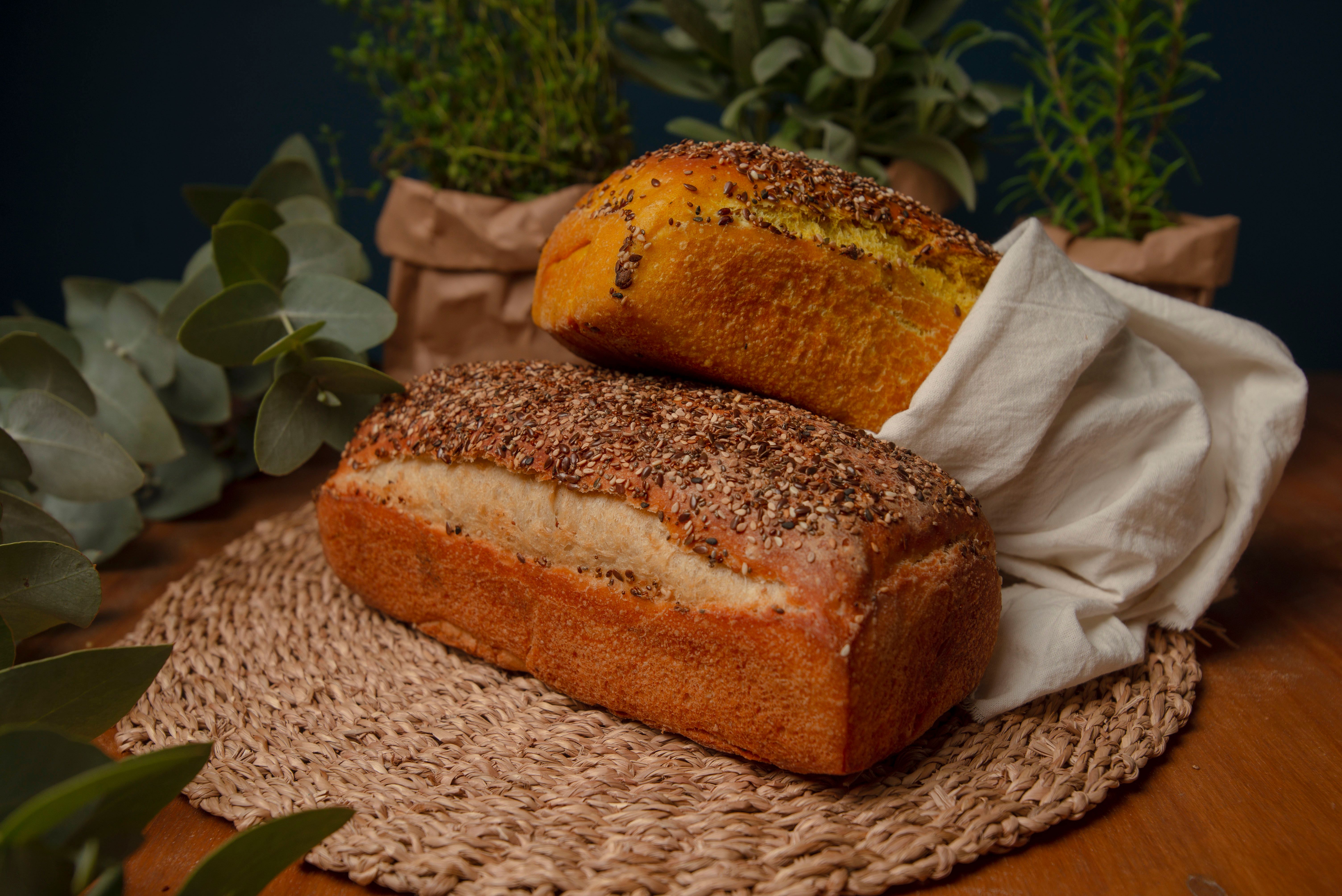 Garlic Cornbread with a Herb Swirl