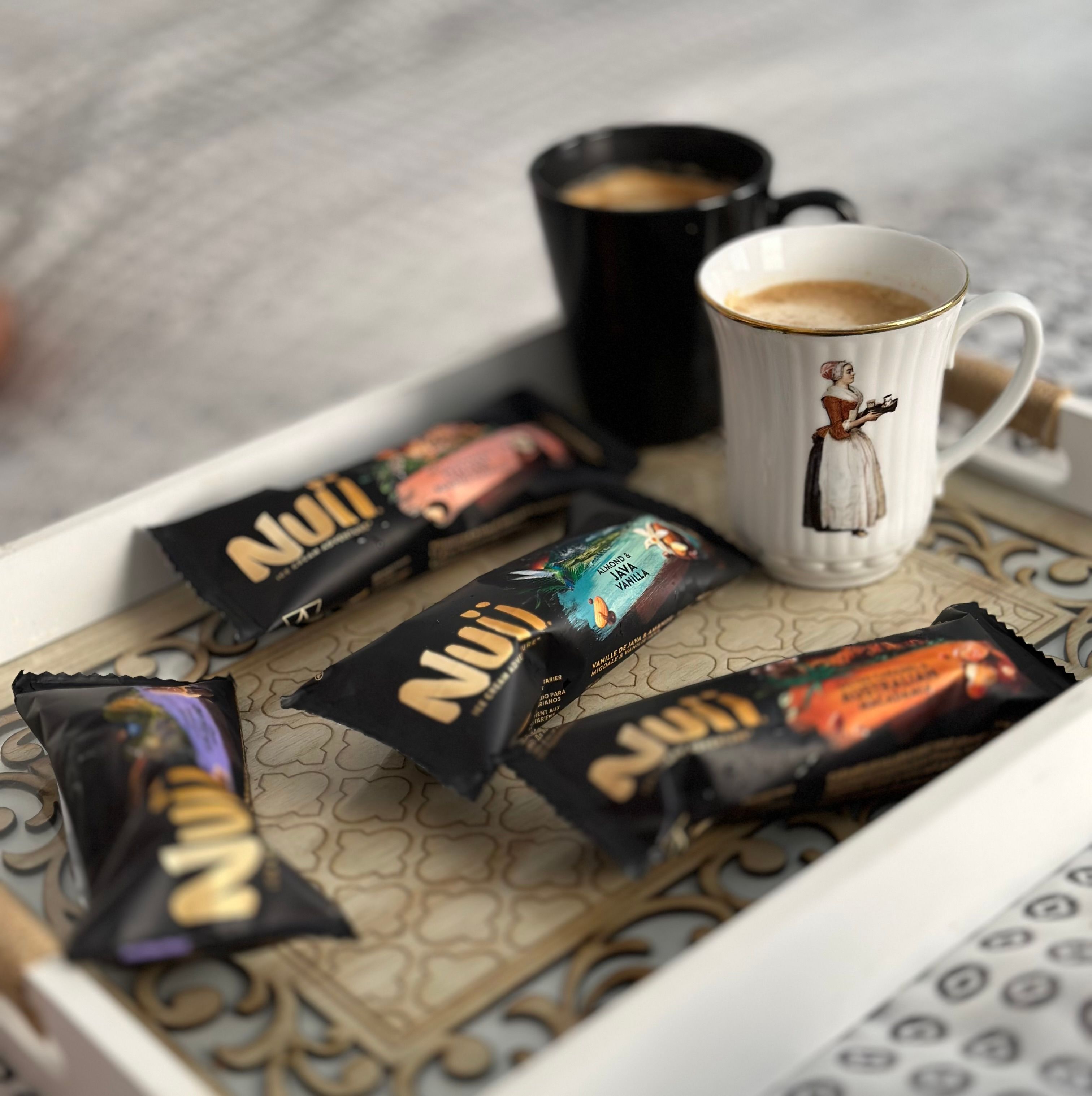 playful packaging illustration for a snack brand