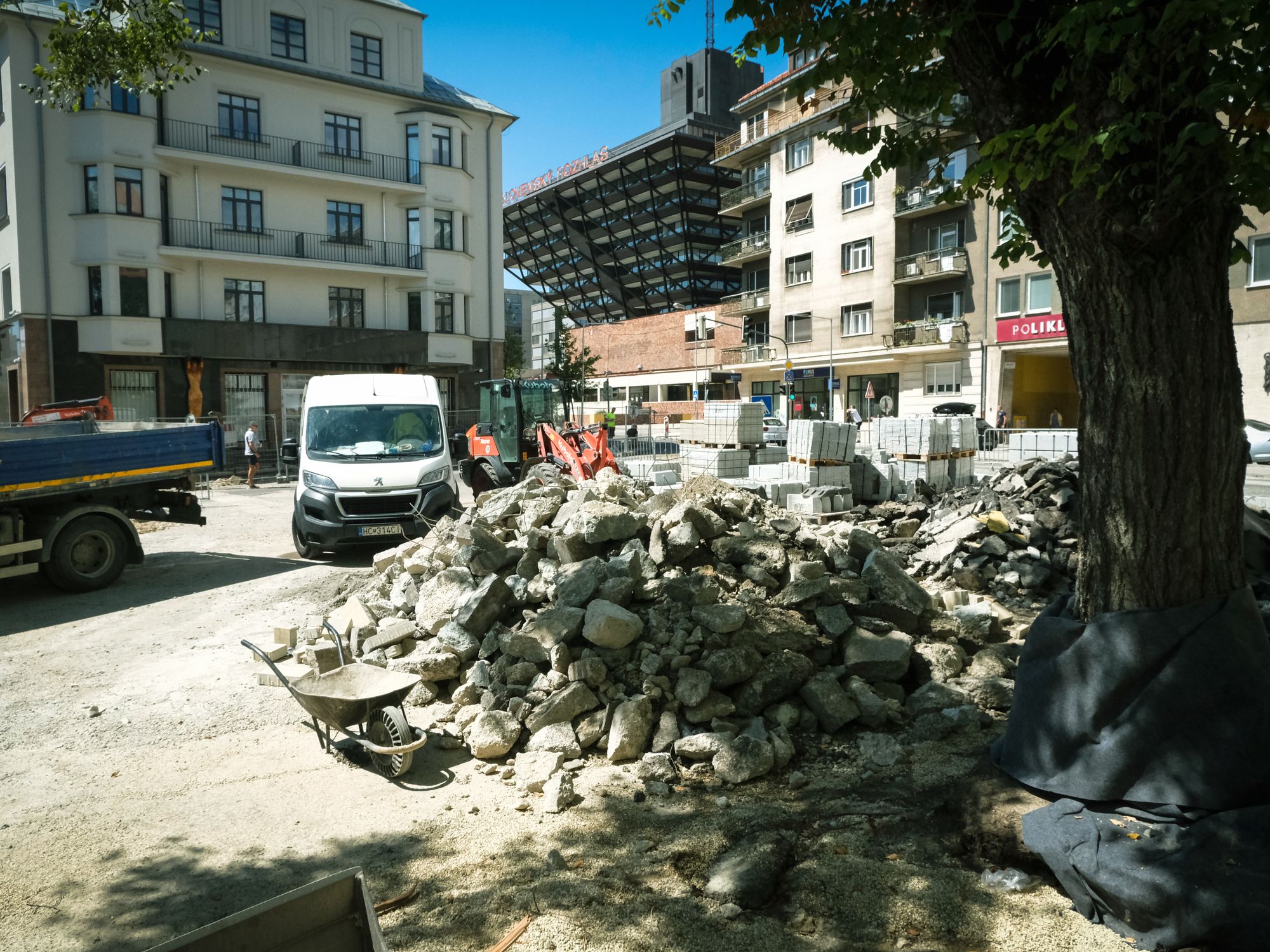House Clearance in Mayfair, Central London — clearance team removing furniture from a property