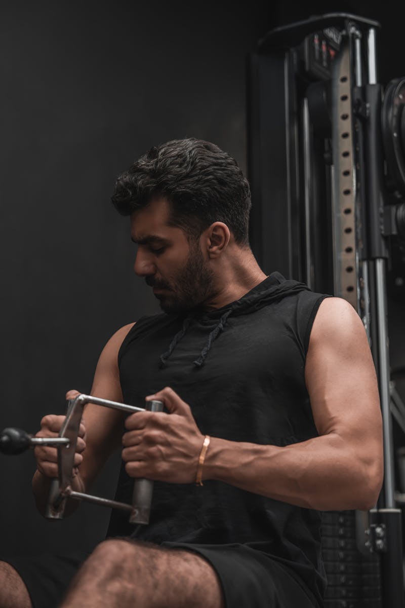 Athletic man training — Male Hormone Optimization