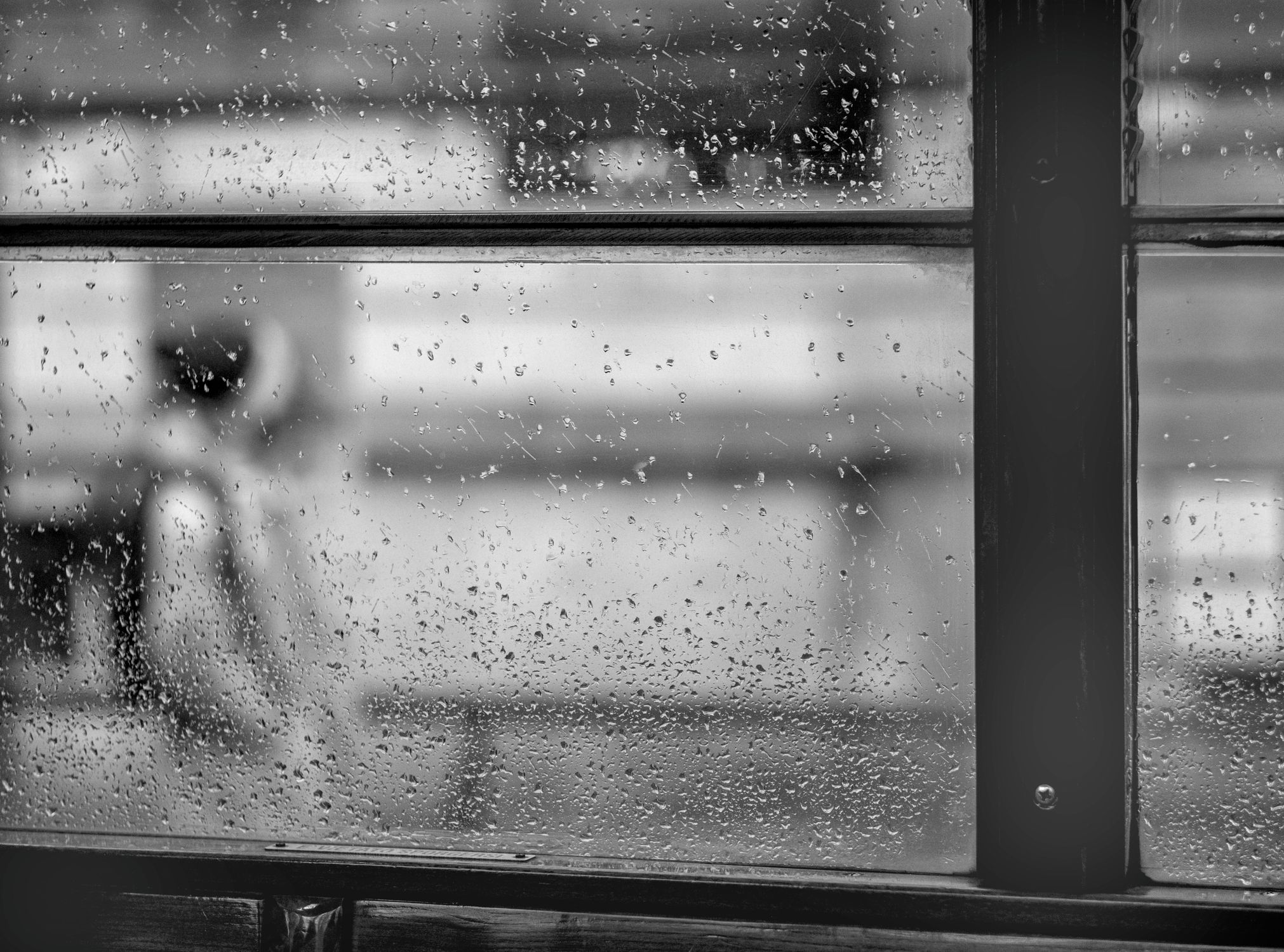 Rainy Window With Blurred City Tram View In Milan Free Stock Photo Rainy Window With Blurred City Tram View In Milan Free Stock Photo