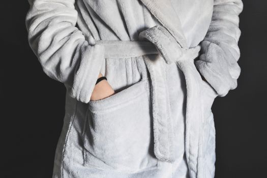 Person's Hand Inside Pocket