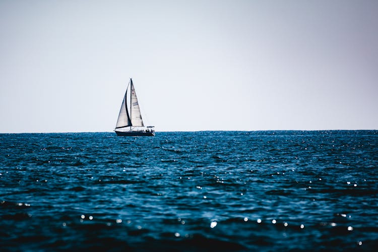 Sail Boat On The Beach