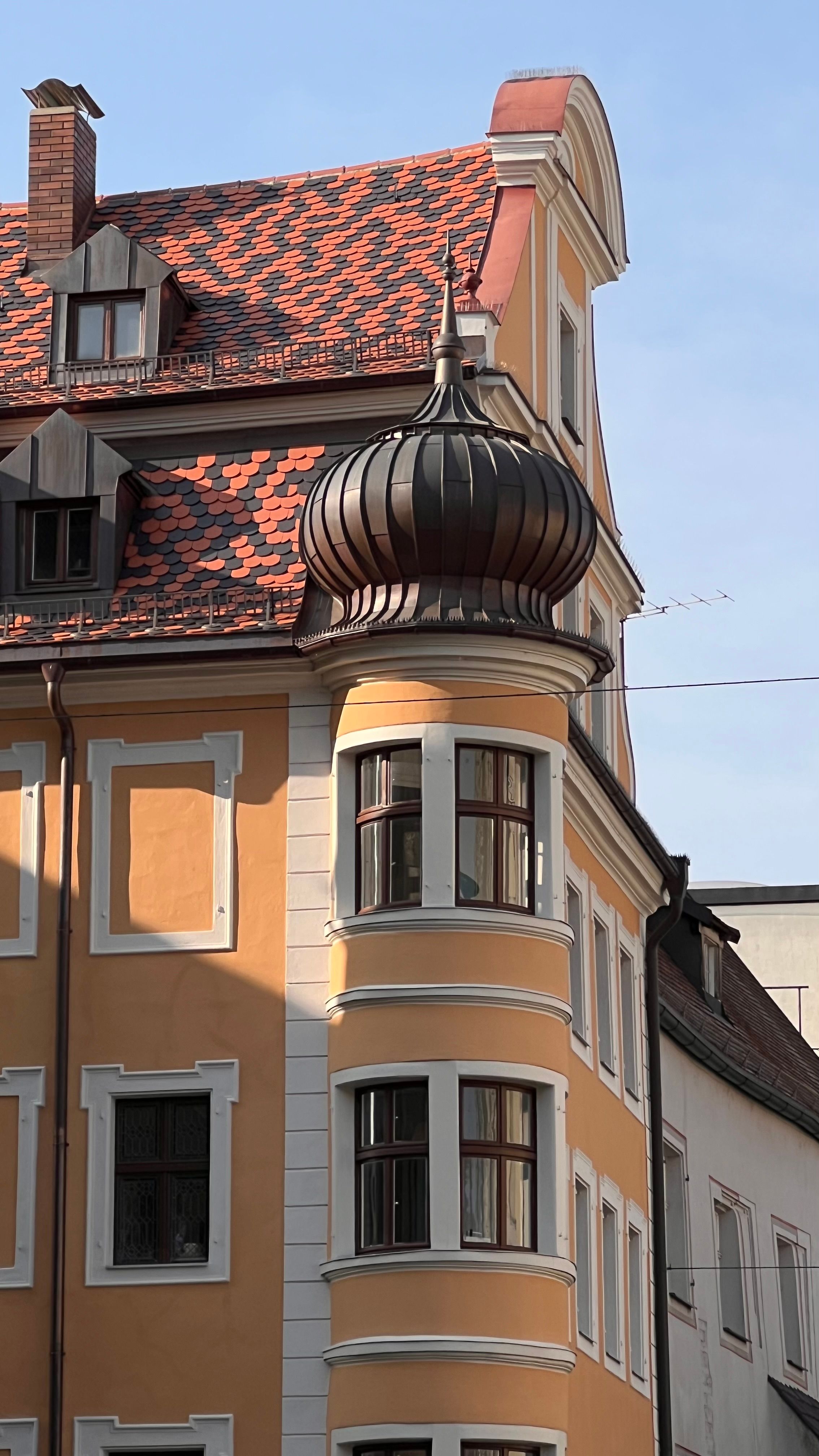 Historic European Building with Unique Architectural Features · Free ...