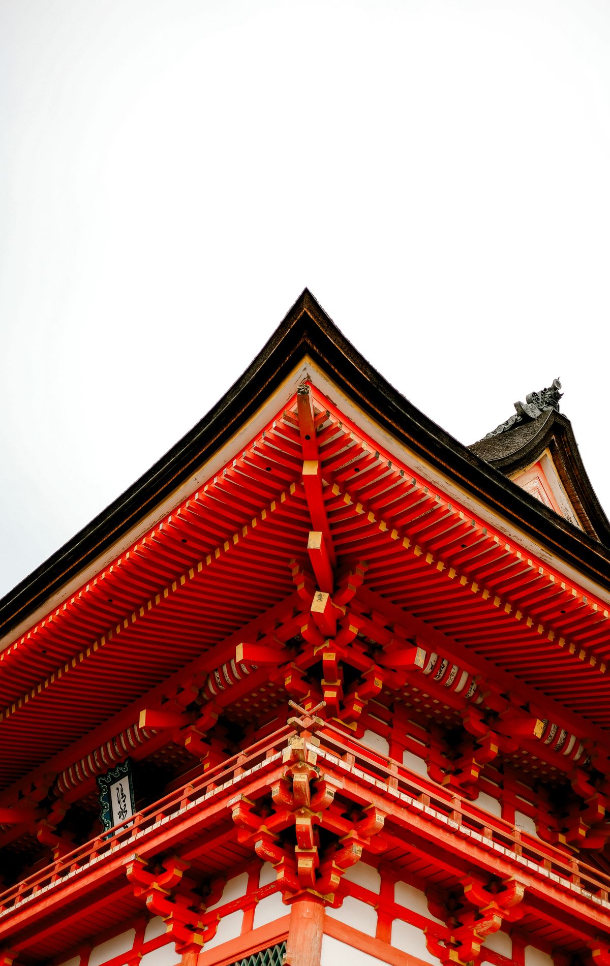 Mokoshi Traditional Japanese Temple Roof Architecture · Free Stock Photo