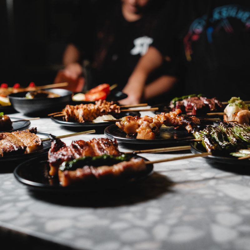 Pork Yakitori Skewers with Scallions and Glossy Tare