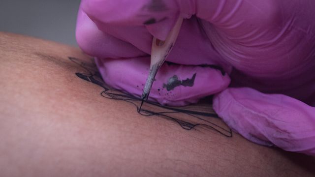 Neo traditional tattoo style example
