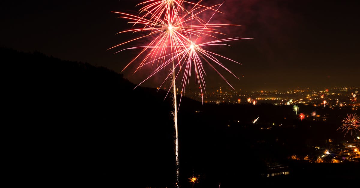 Free stock photo of fireworks, light, midnight