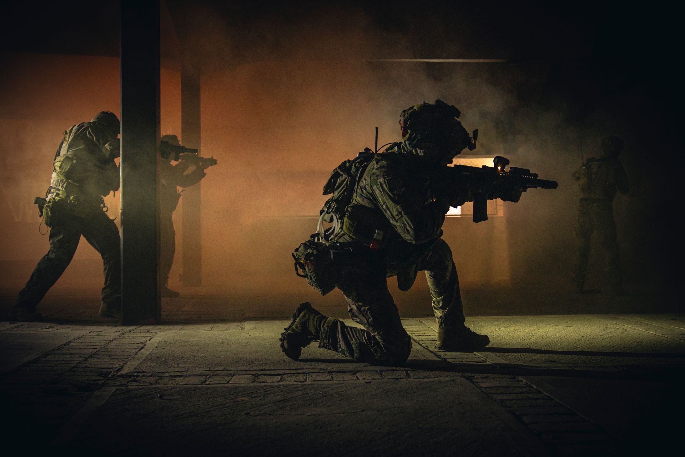 Tactical Military Operation at Night · Free Stock Photo
