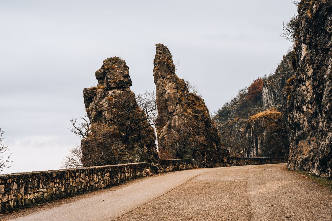 Scenic Rock Formations on Mountain Road in Italy · Free Stock Photo