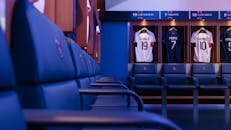 Inside a Professional Football Locker Room