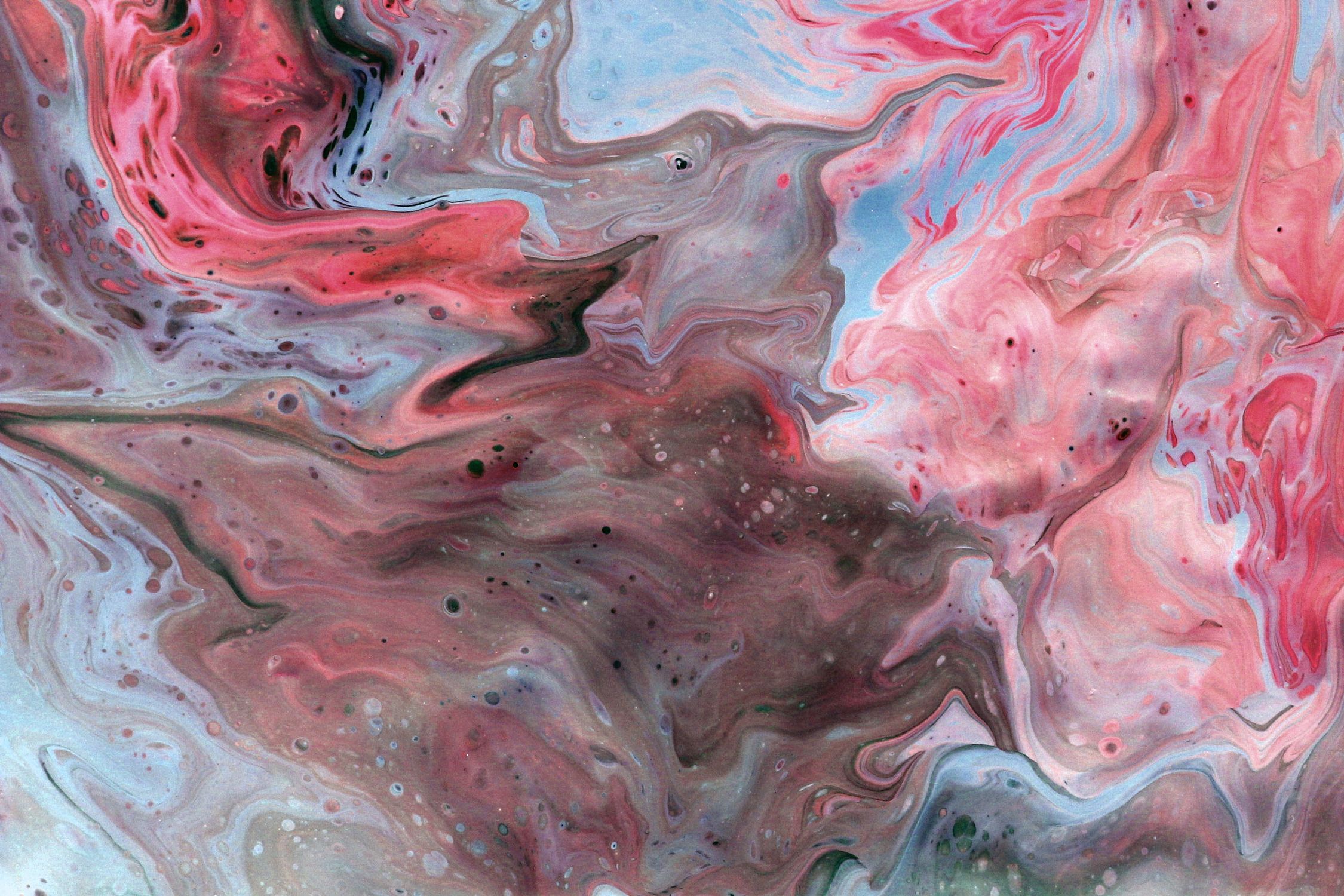 Vibrant Abstract Acrylic Pour Painting · Free Stock Photo