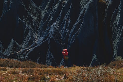 Free Person Taking Photo of a Mountain Stock Photo