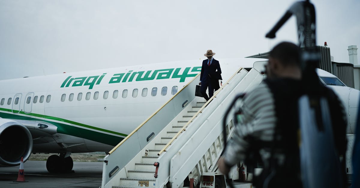 Flight Attendant Helping Passenger With Heavy Luggage In Airport Boarding Scene