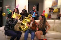 Joyful Birthday Celebration with Friends