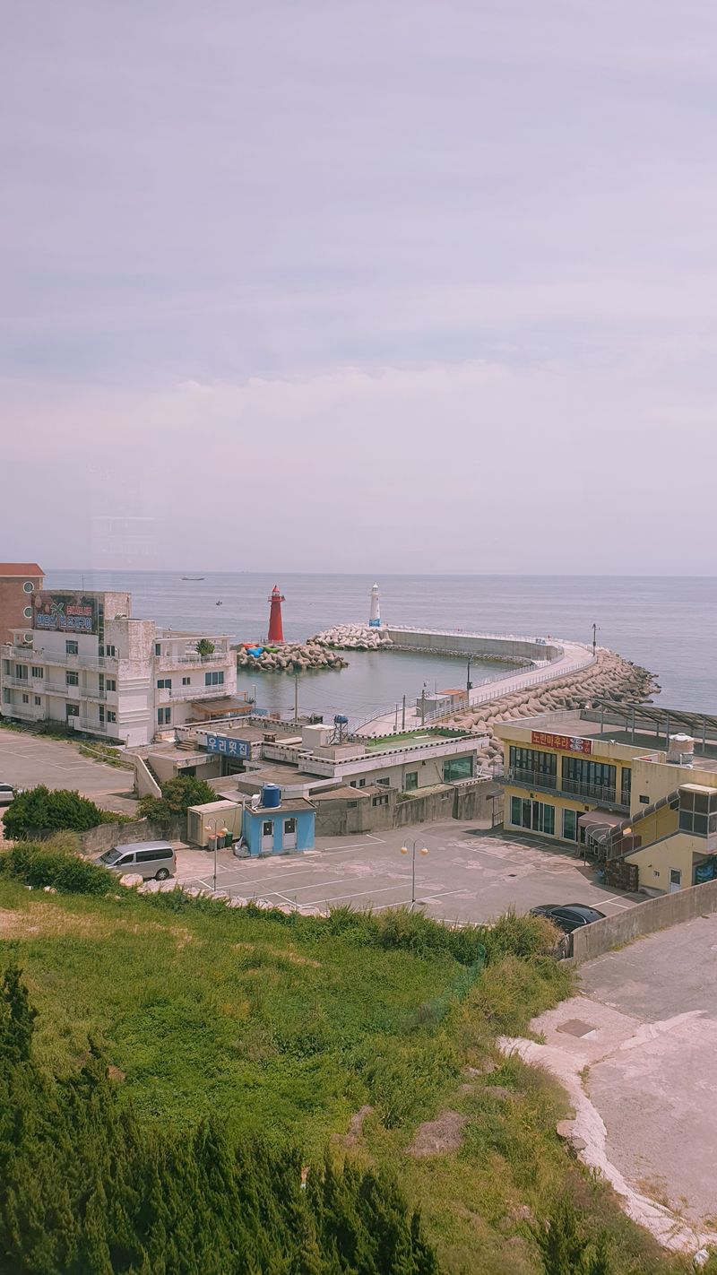 Aerial View of a Coastal Town and the Seascape · Free Stock Photo