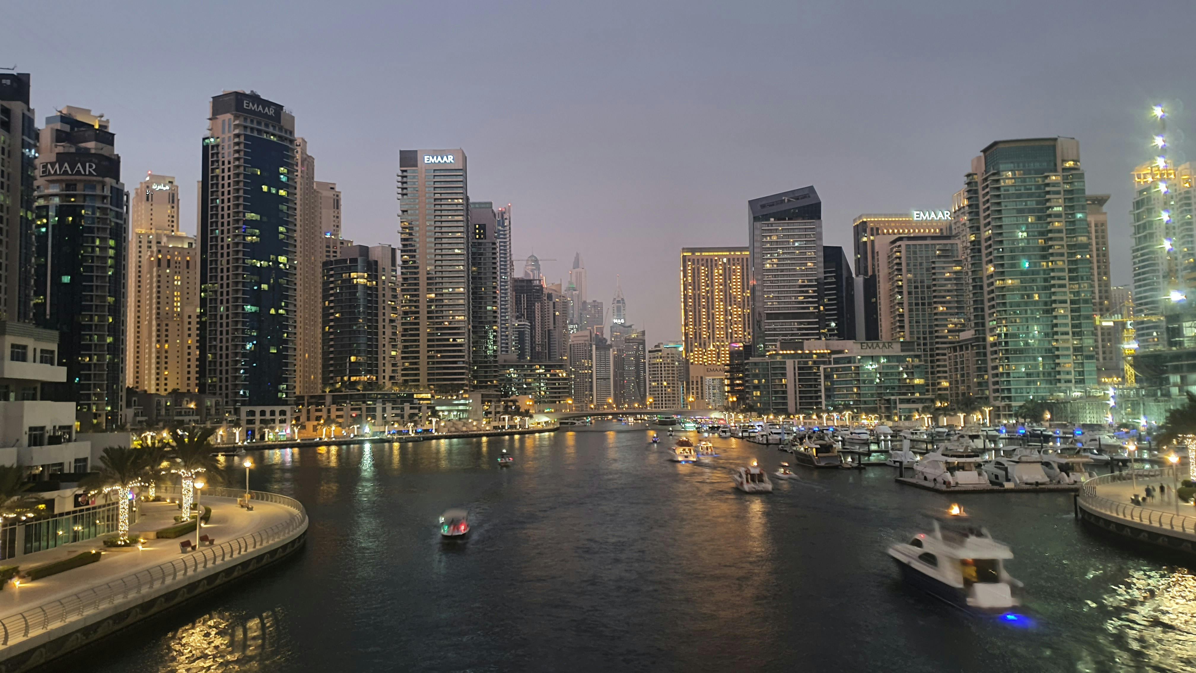 Kostenloses Foto zum Thema dubai, dubai marina, kanal