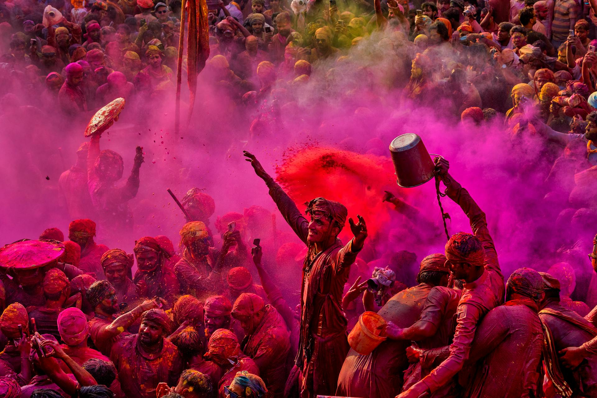 Celebrating the festival of colors