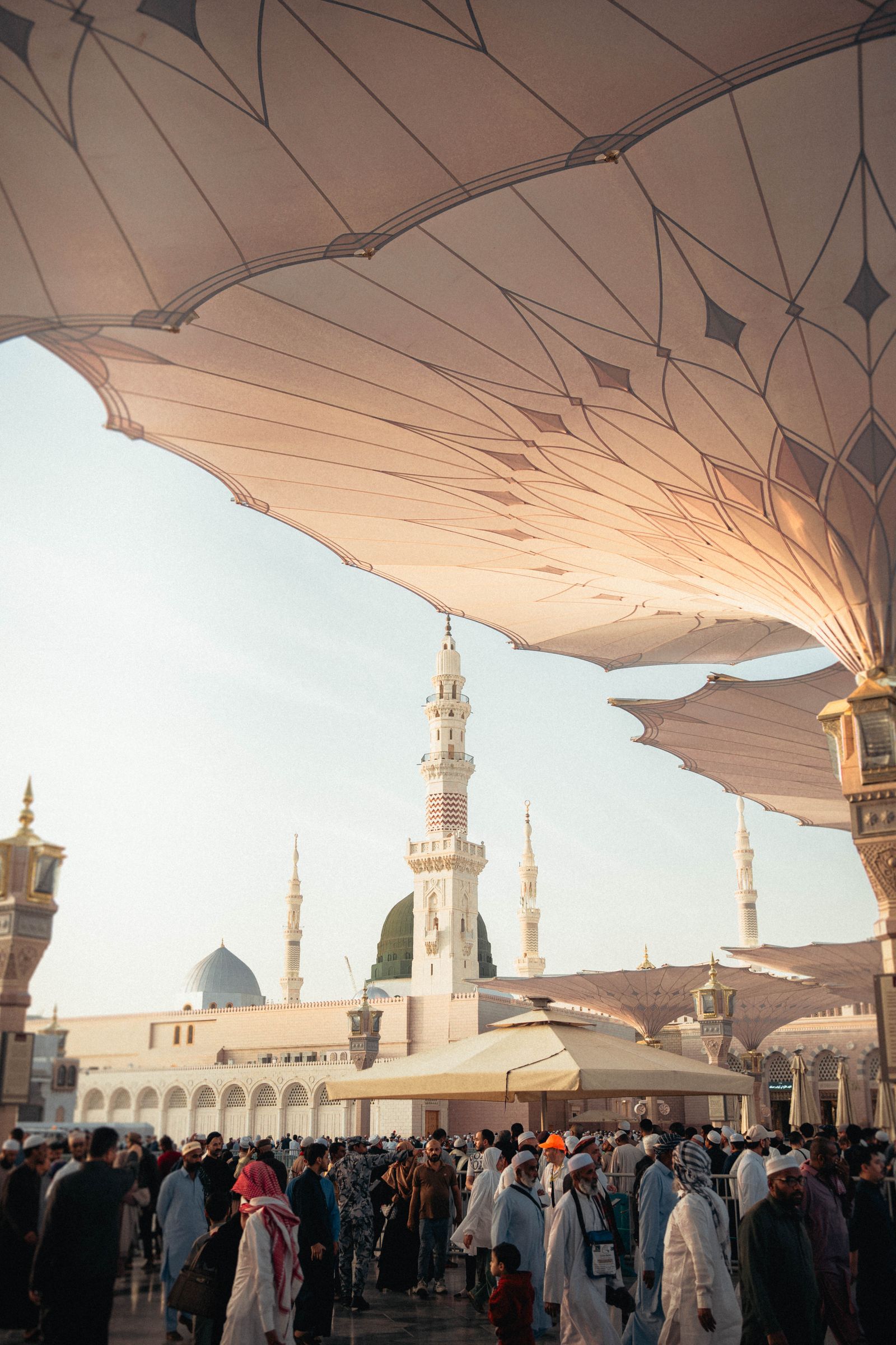 Al-Masjid an-Nabawi in Medina, Saudi Arabia