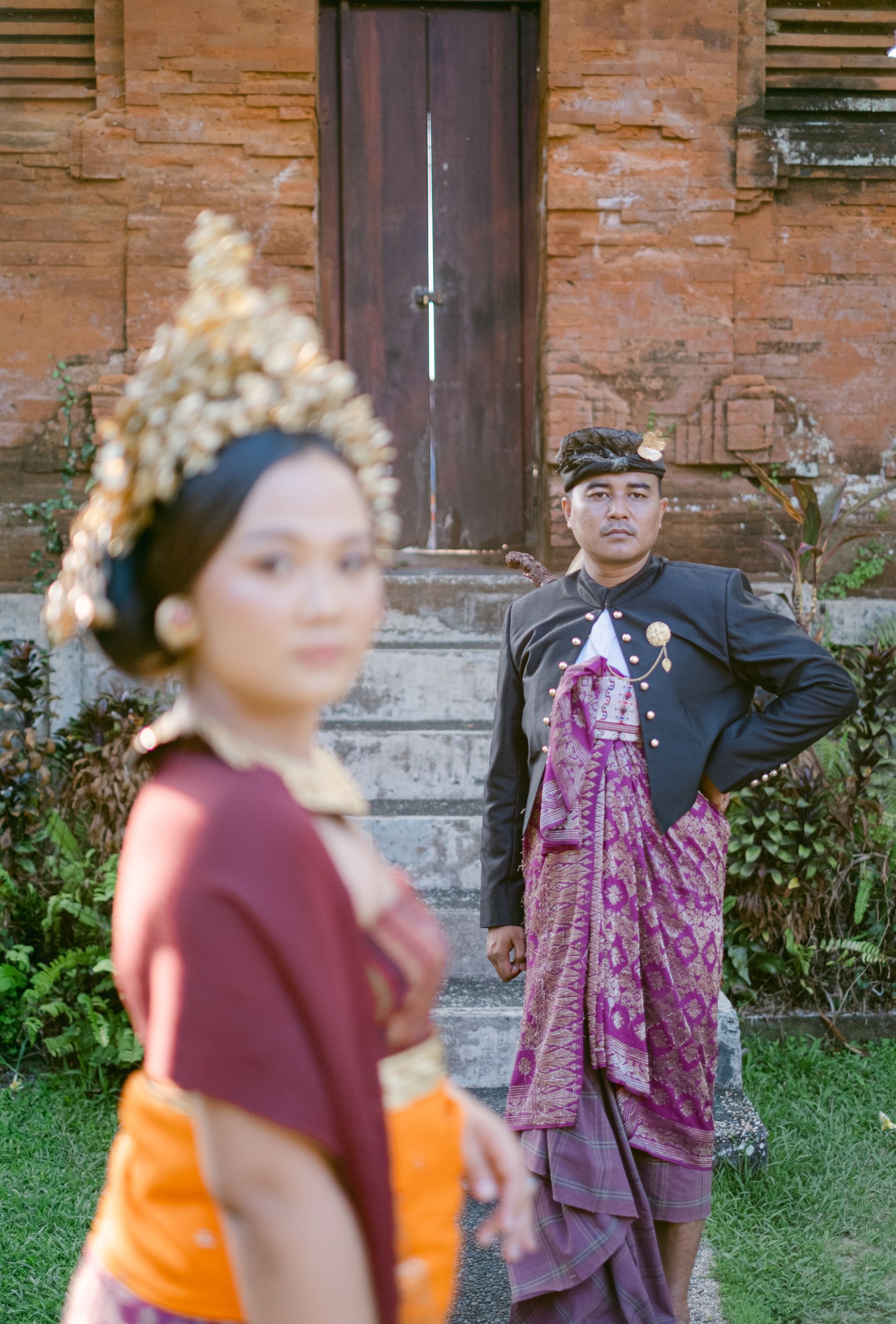Couple indonesien traditionnel