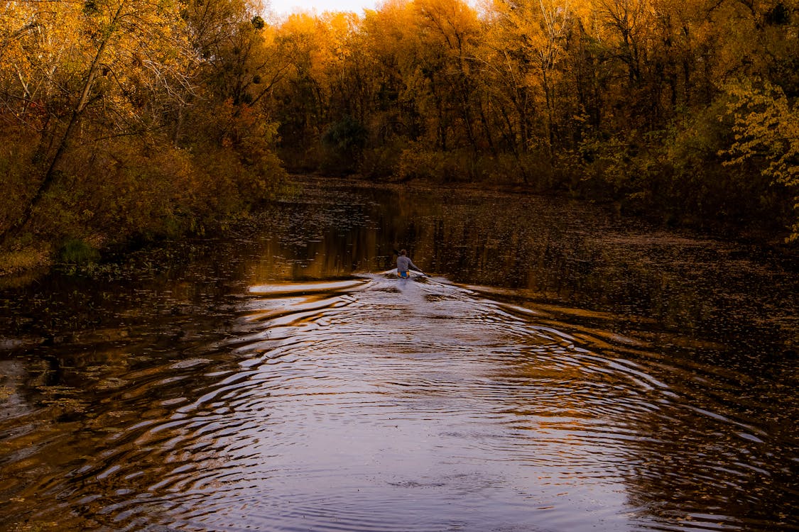 Person in Body of Water