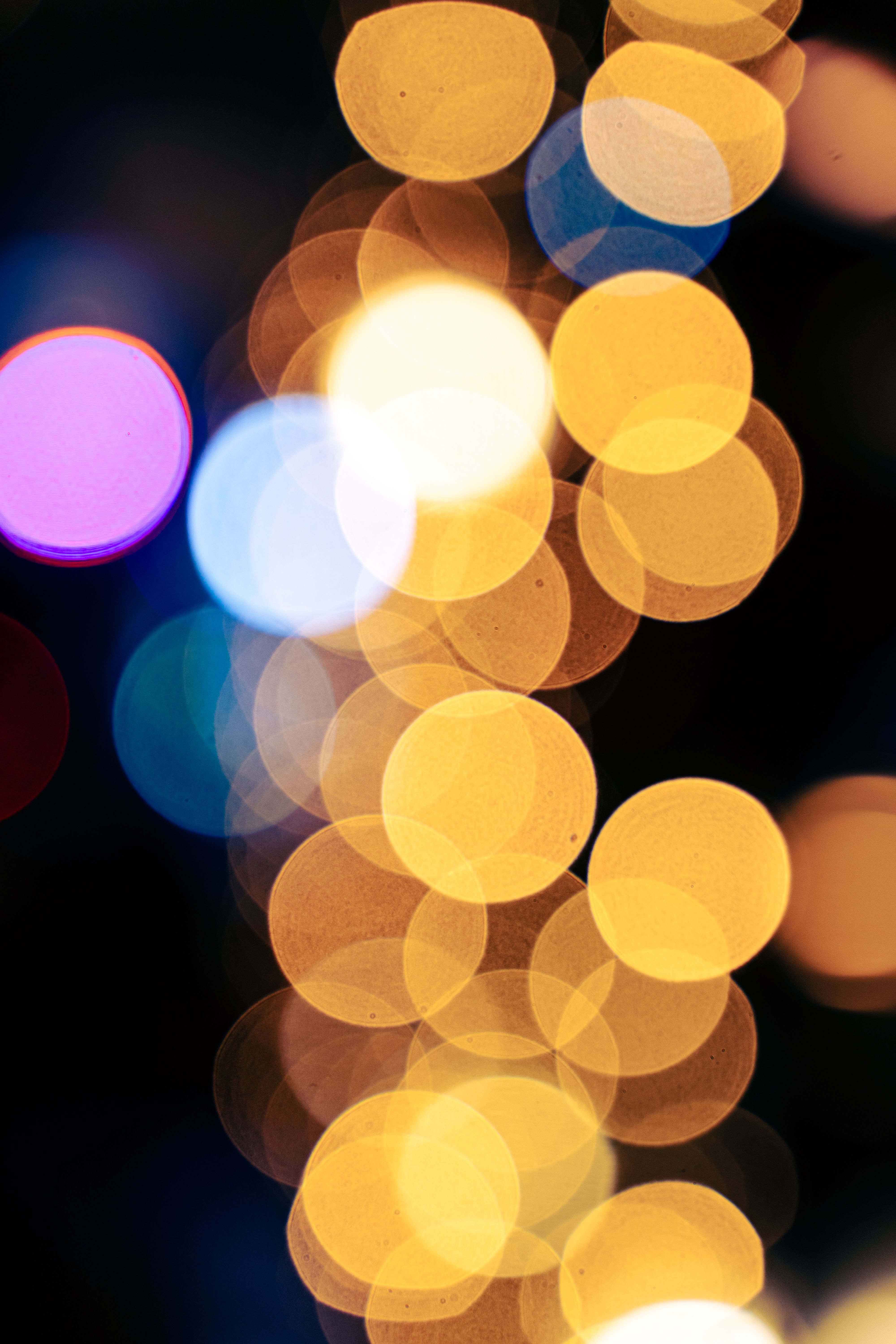 Vibrant Bokeh Light Circles Abstract Background · Free Stock Photo