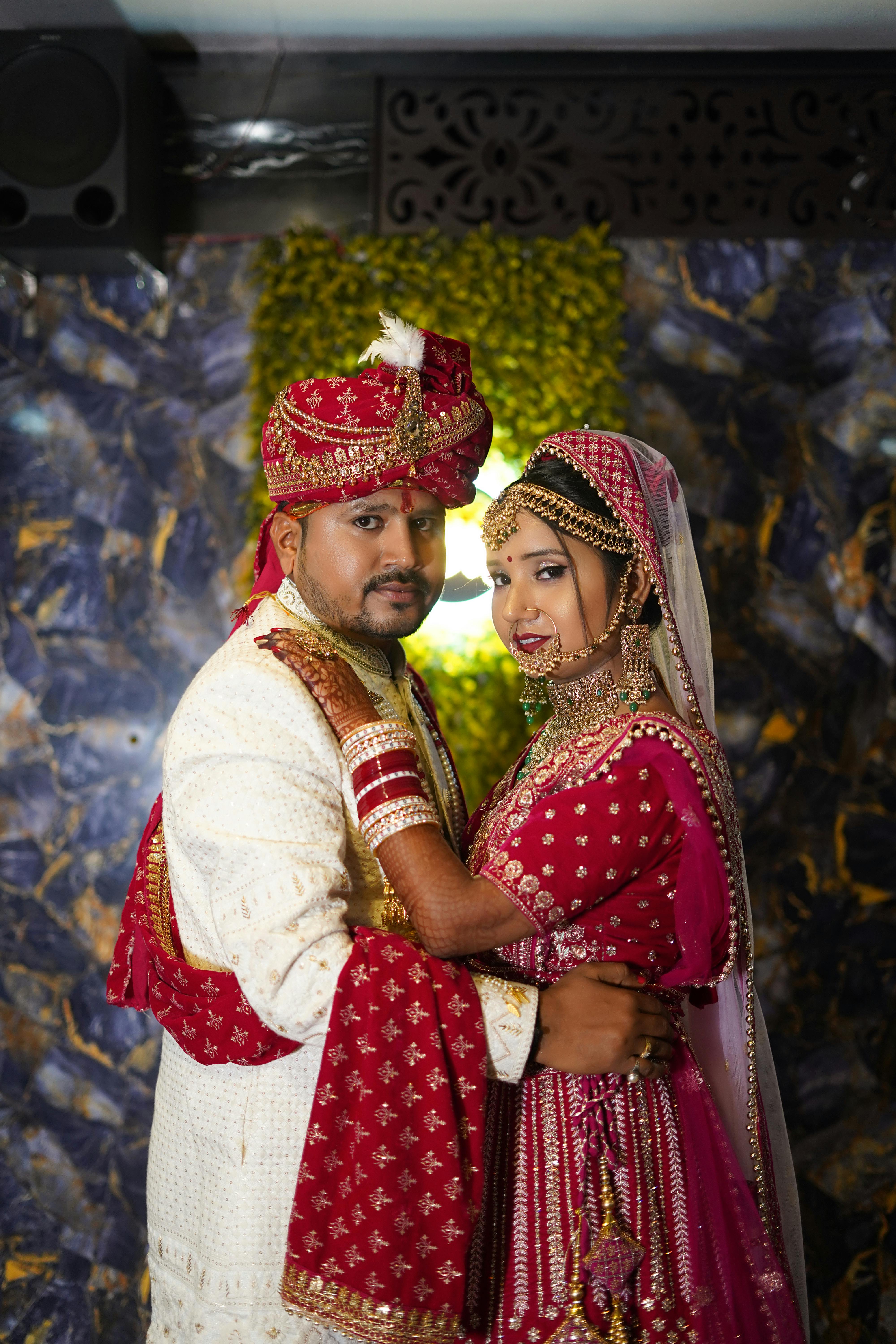 Indian bride groom photography Chopan wedding