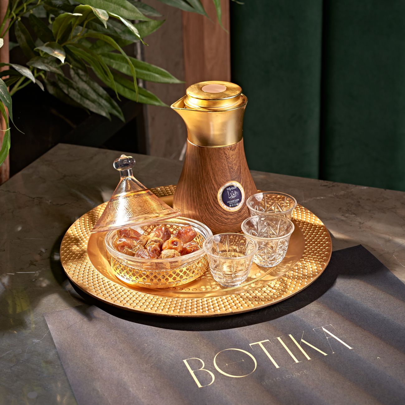 Photo by Mahmoud Salem on Pexels Small table setting in a tea corner