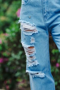 Ripped Casual Jeans