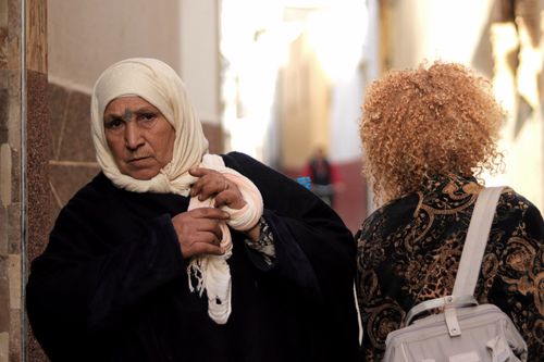 Free Candid street scene in Marrakesh showcasing culture and diversity. Stock Photo