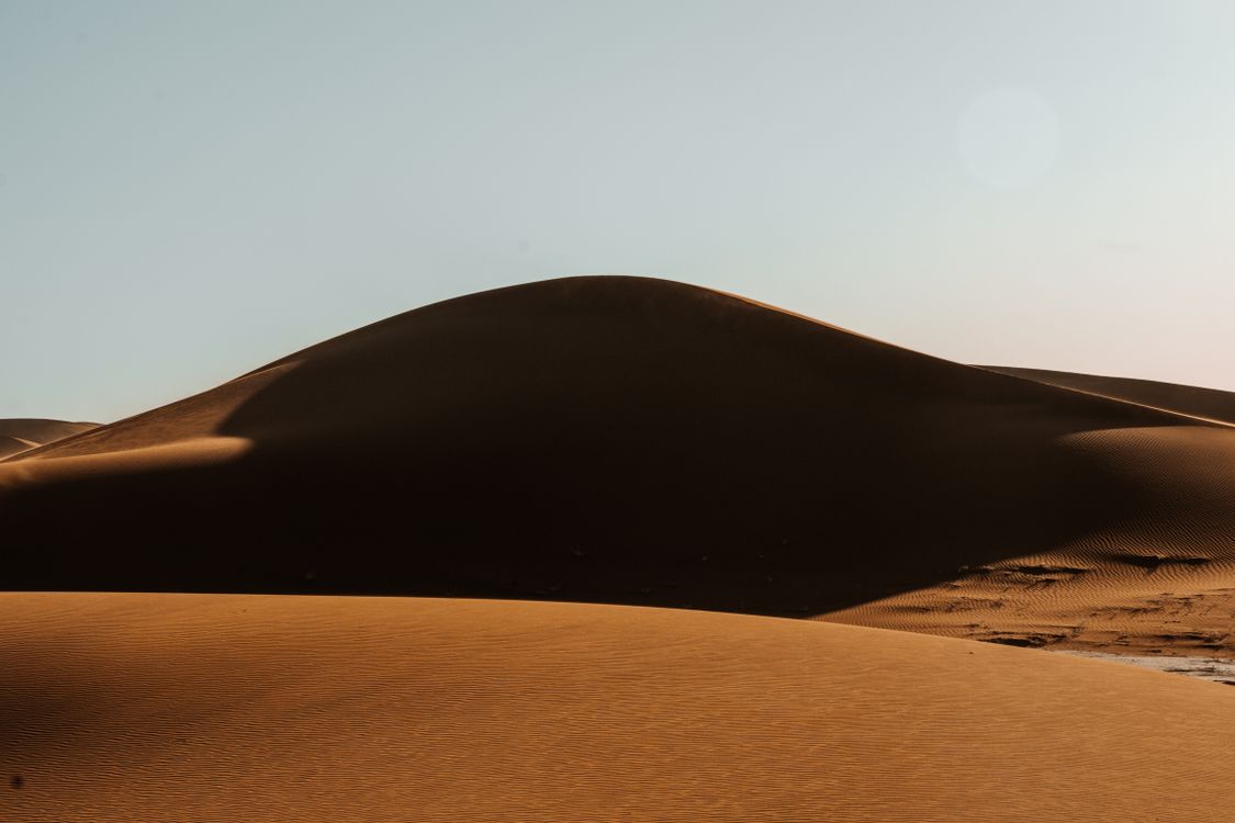 Golden Dunes of the Sahara Desert in Morocco · Free Stock Photo