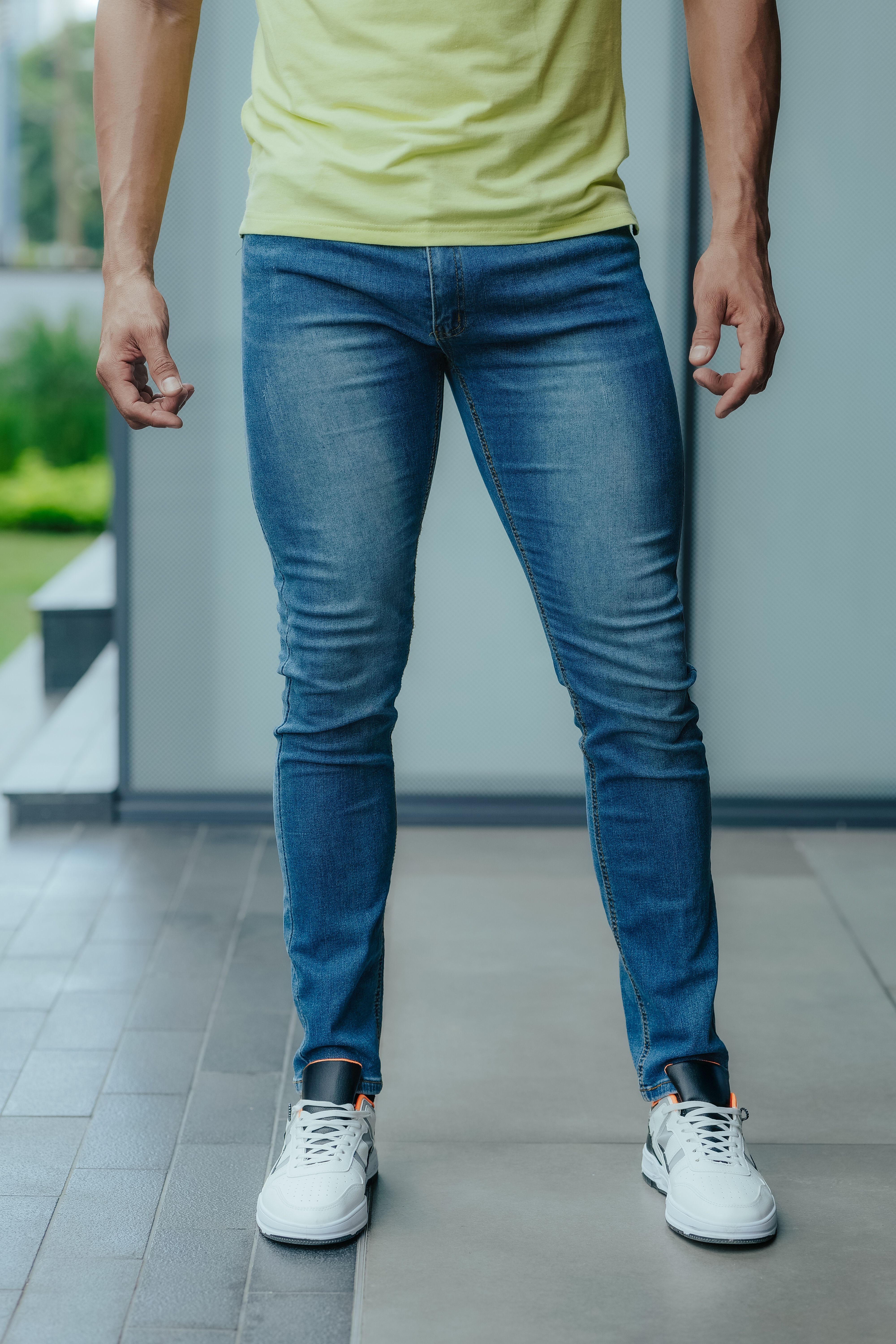 Calça Jeans Reta