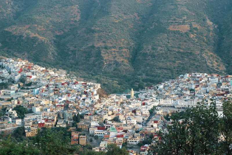 Chefchaouen blue alley Morocco