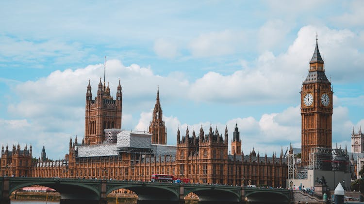 Palace Of Westminster And Big Ben, London, England