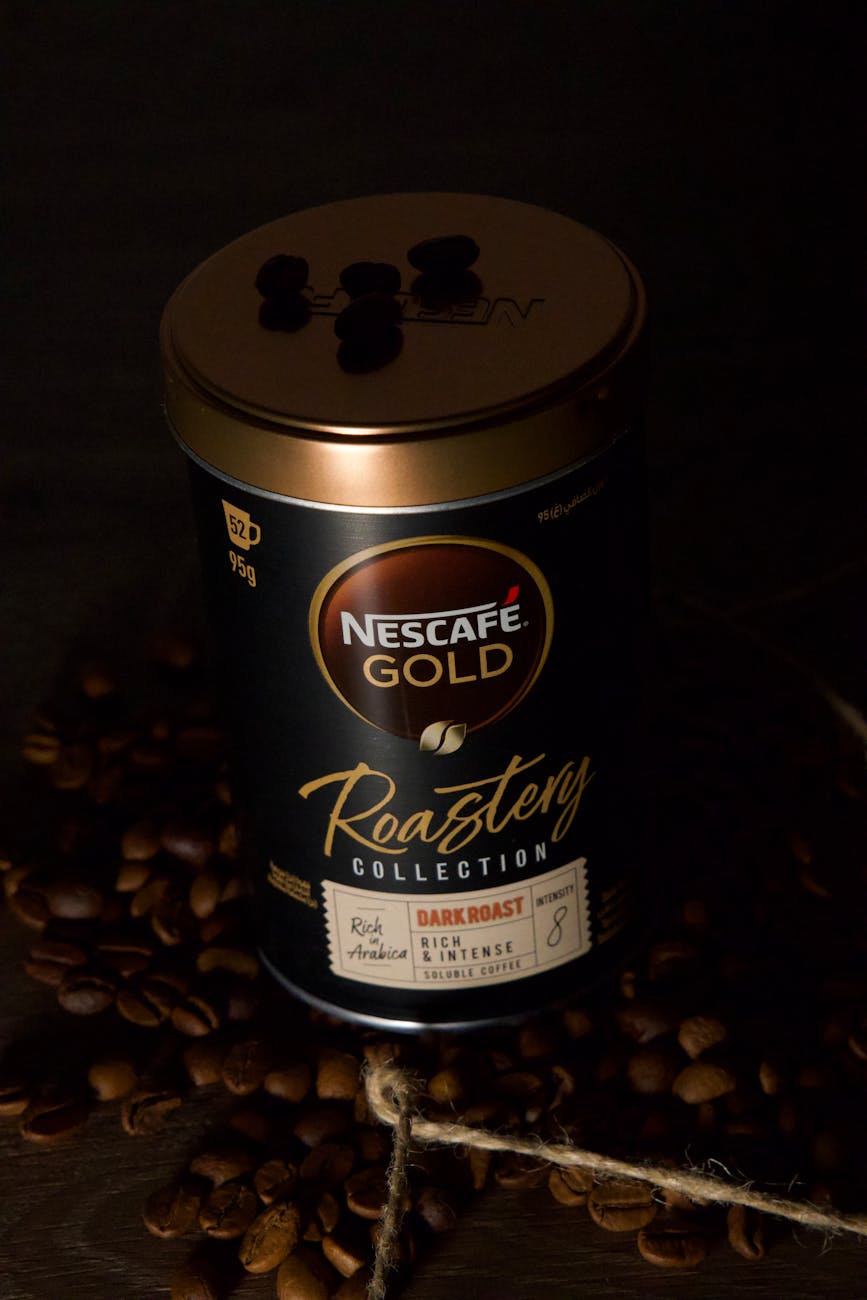 Minimalist bag of Andean Light Roast coffee beans