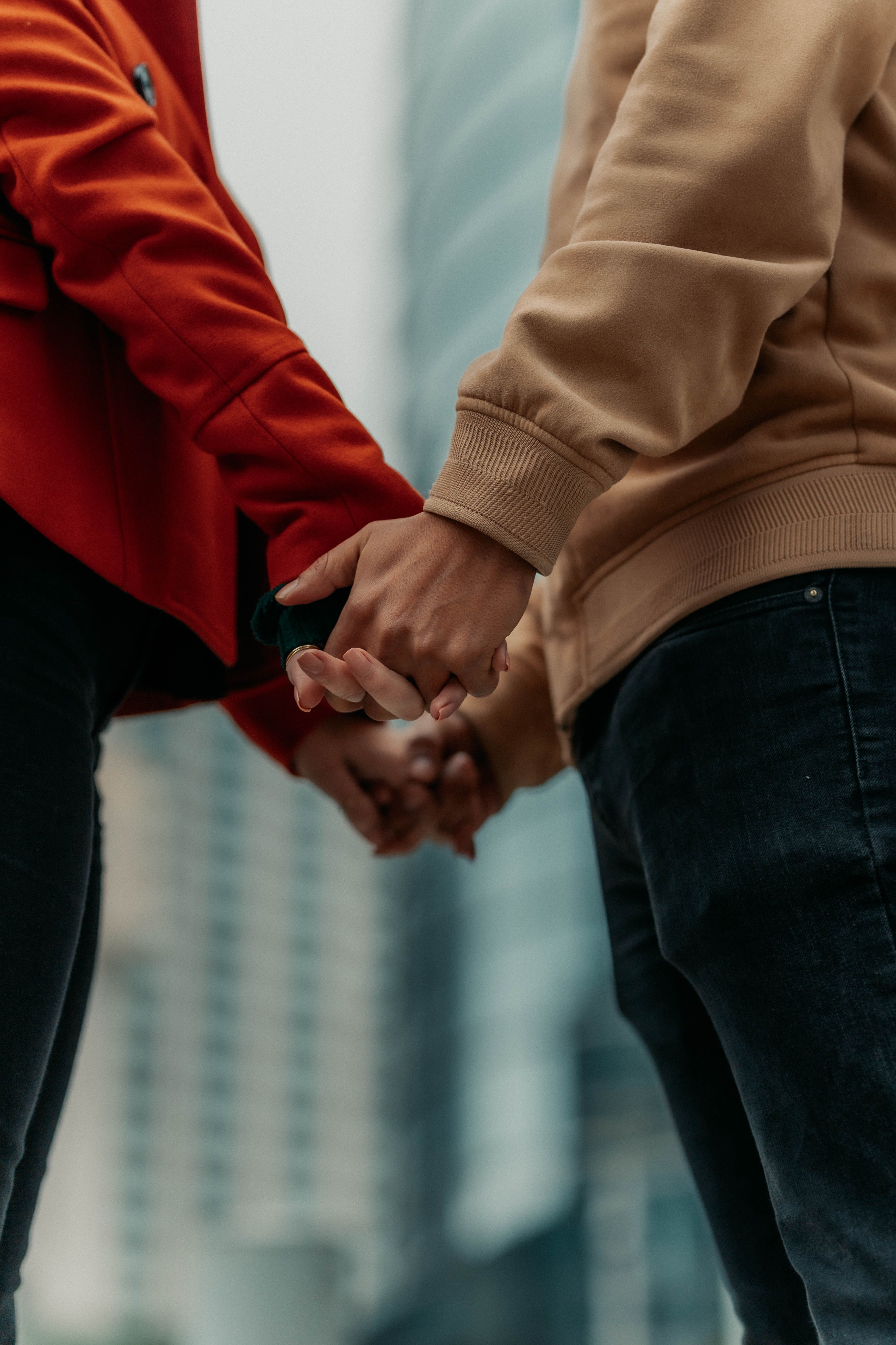Romantic Couple Holding Hands in Buenos Aires · Free Stock Photo
