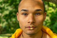 Close Up Photo of a Man's Face