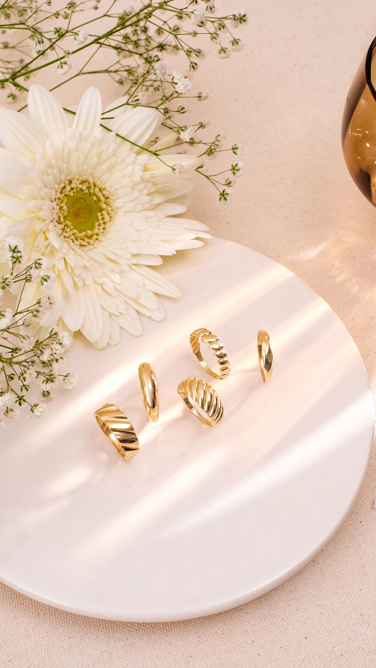 Gold rings