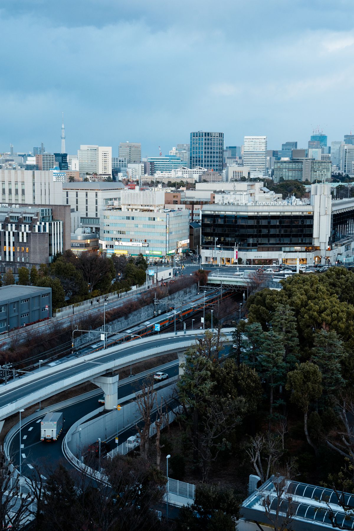 Tokyo, Japon, contexte urbain de tournage