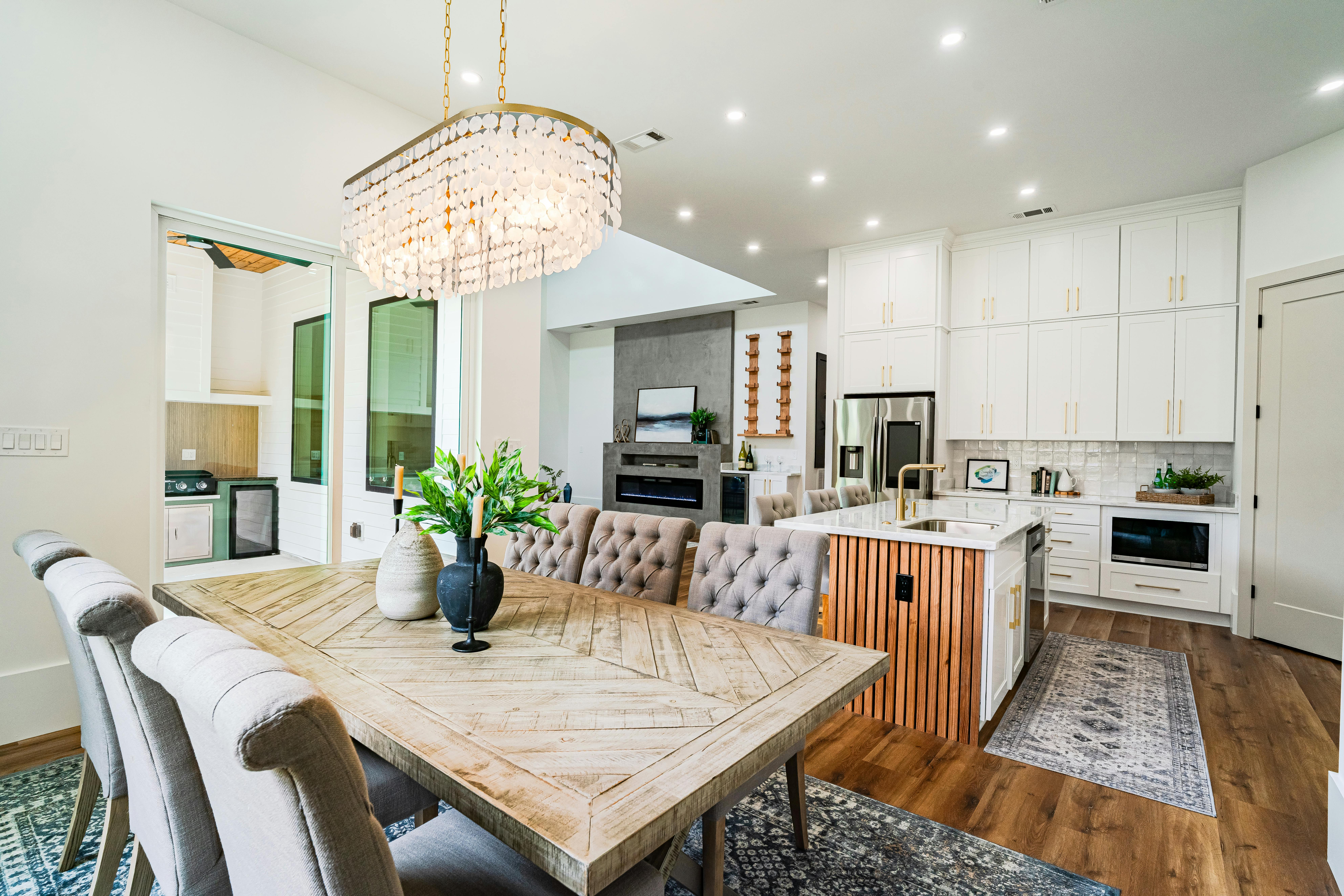 Our team working on a home renovation project