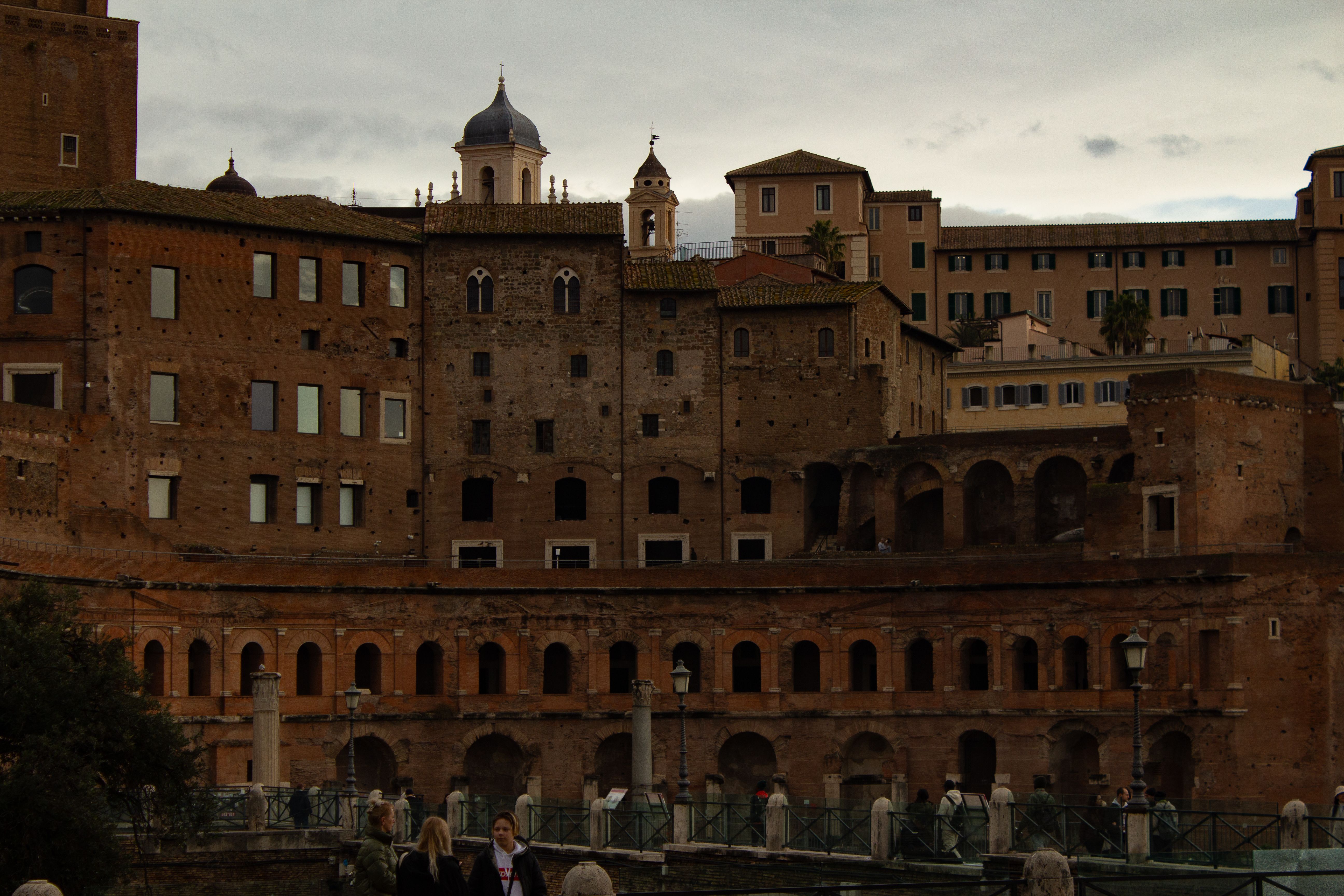 Historic Roman Architecture with Trajan's Market · Free Stock Photo